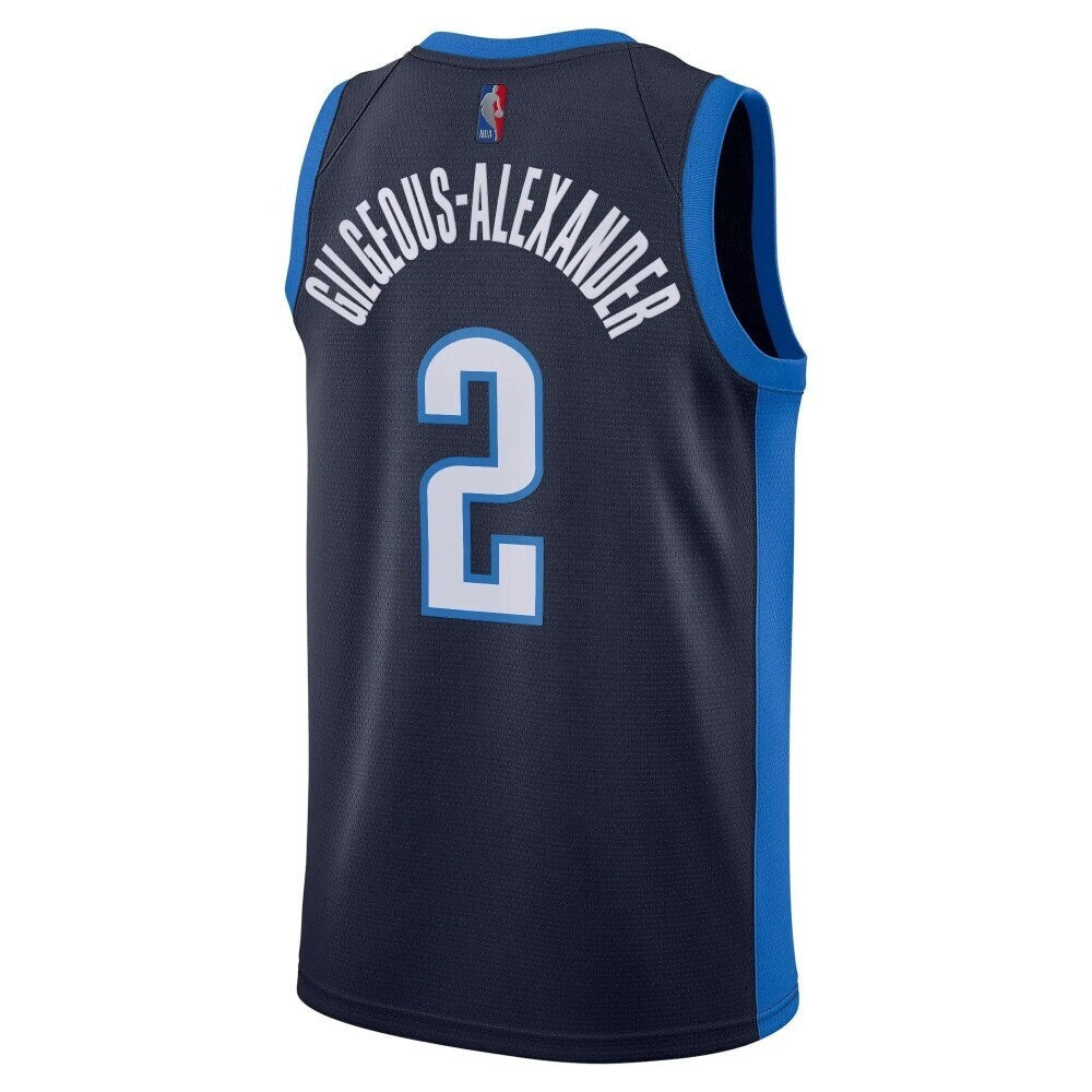 Oklahoma City Thunder Nike Earned Edition Swingman Jersey - Shai Gilgeous-Alexander - Mens
