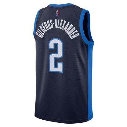 Oklahoma City Thunder Nike Earned Edition Swingman Jersey - Shai Gilgeous-Alexander - Mens