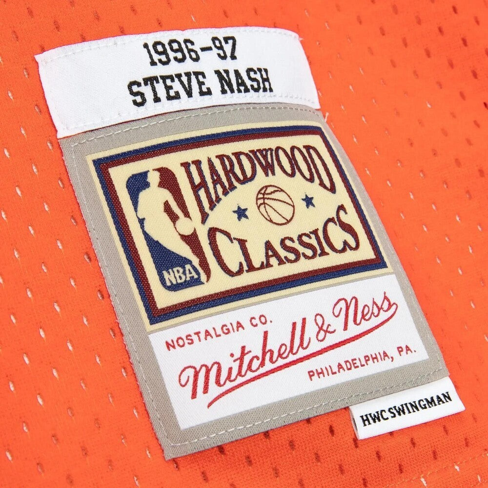 Steve Nash Phoenix Suns Mitchell & Ness 1996-97 Hardwood Classics Reload 2.0 Swingman Jersey - Orange