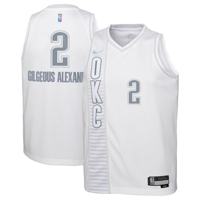 Shai Gilgeous-Alexander Oklahoma City Thunder Nike Replica Replica Replica  2021/22 Swingman Jersey - City Edition - White