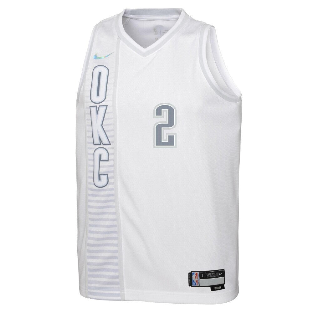 Shai Gilgeous-Alexander Oklahoma City Thunder Nike Replica Replica Replica  2021/22 Swingman Jersey - City Edition - White