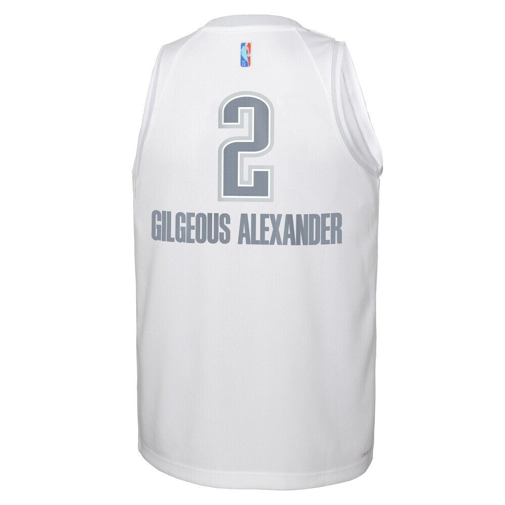 Shai Gilgeous-Alexander Oklahoma City Thunder Nike Replica Replica Replica  2021/22 Swingman Jersey - City Edition - White
