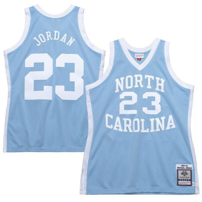 Michael Jordan North Carolina Tar Heels Mitchell & Ness 1983-84  Throwback College Jersey - Carolina Blue