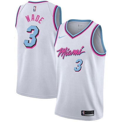 Mens Miami Heat Vice White Swingman Jersey